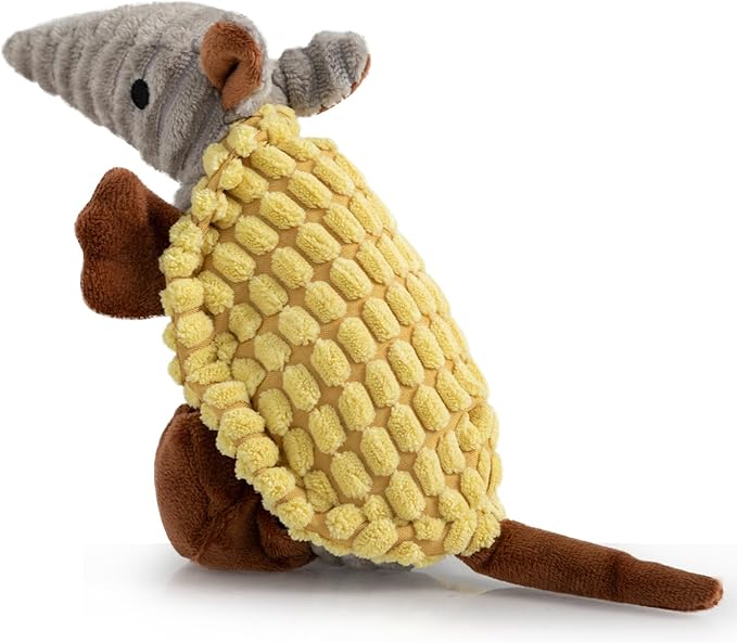Hollypet Plush Dog Squeaky Toy Stuffed Armadillo Animal Pet Puppy Chew Toys by Hollypet