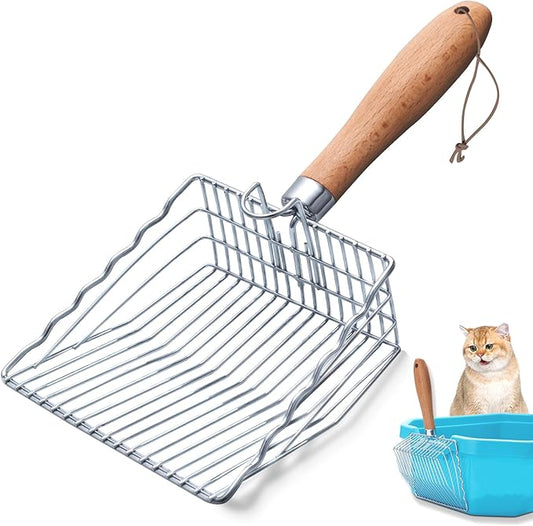 Cat Litter Scoop, Premium Kitty Shovel by HANDZEE