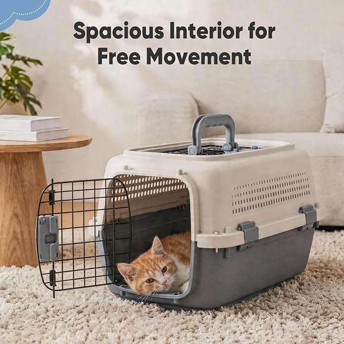 DUMOS 23" Hard-Sided Pet Carrier - Image 6