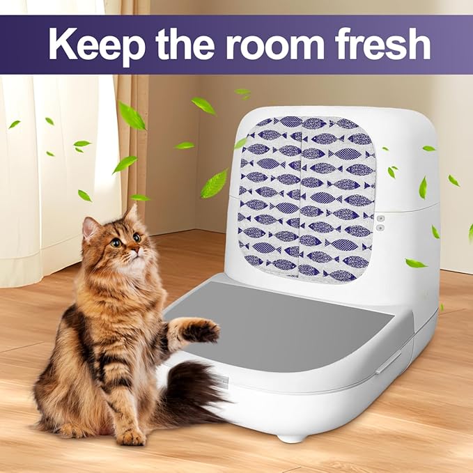 Kisangel Cat Litter Box Curtain, Self Cleaning Litter Case Door Curtain - Image 4