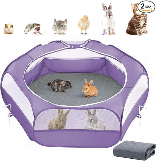 2-in-1 Small Animals Playpen by Pawaboo