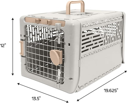 SportPet Designs Collapsible X-Small Pet Travel Carrier, Hard-Sided Kennel - Image 3