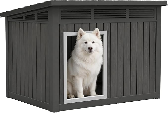 Fancyango Large Weatherproof Dog House by Warmnestforpets