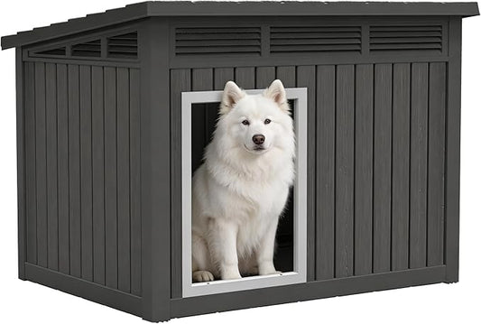 Fancyango Large Weatherproof Dog House by Warmnestforpets