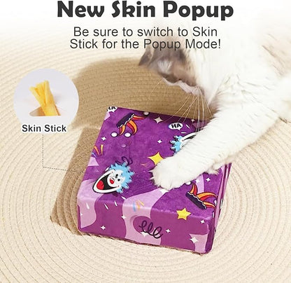 Interactive Cat Toys -Migibox for Indoor Bored Cats, Automatic Pop Out Feathers - Image 5