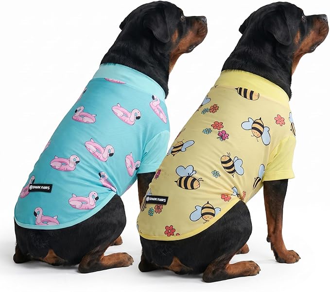 Spark Paws Sunblock Dog T-Shirt, SPF30 Protection, Lightweight Breathable Quick by SparkPaws