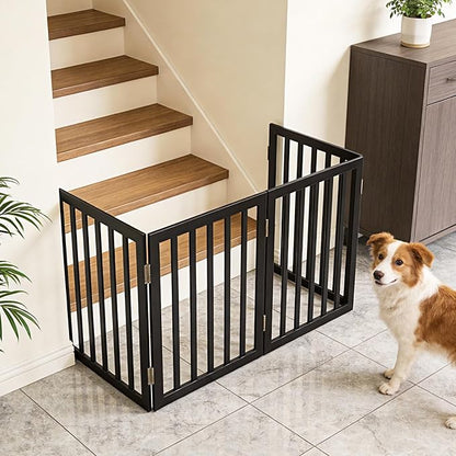 Dog Gate Indoor, Freestanding Dog Fence - Image 3