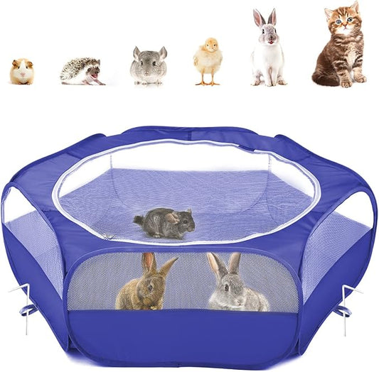 Pawaboo Small Animals Playpen, Waterproof Small Pet Cage Tent by Pawaboo