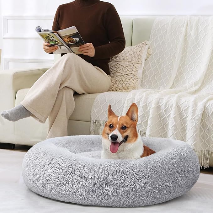 JOLLYVOGUE Dog & Cat Bed, Calming Anti-Anxiety Pet Bed - Image 8