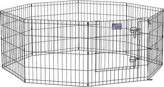 MidWest Homes for Pets 24-Inch Exercise Pen, for Indoor and Outdoor Use by MidWestHomesForPets