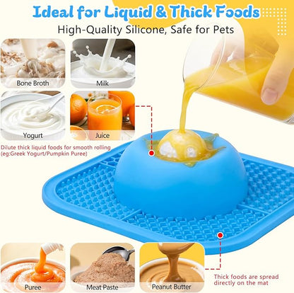 Slow Feeder Dog Bowls & Lick Mat - Image 3