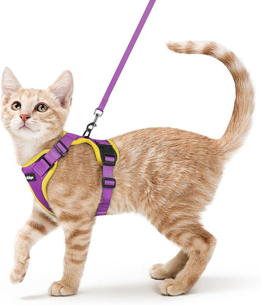 rabbitgoo Cat Harness and Leash Set, Escape Proof Vest Harness by rabbitgoo