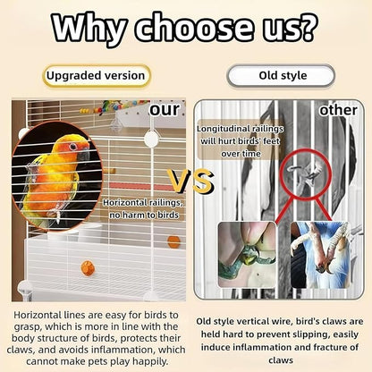 60in Large Flight Bird cage, Equipped - Image 7