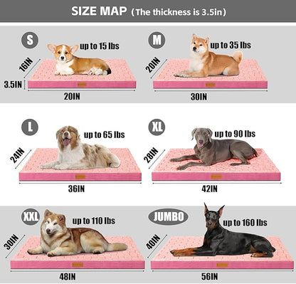 Patas Lague Orthopedic Dog Bed Large Sized Dog 36''X24'', Waterproof Soft - Image 6