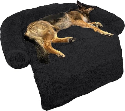 GGIB Calming Dog Bed Fluffy Plush Dog Mat by GGIB