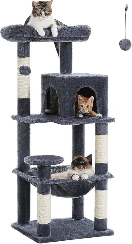 MUTTROS Cat Tree for Indoor Cats, 45.7" Multi-Level Cat Tower by MUTTROS
