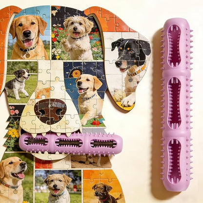 3 Pack Dog Chew Toys, Dog Toothbrush Toy - Image 8