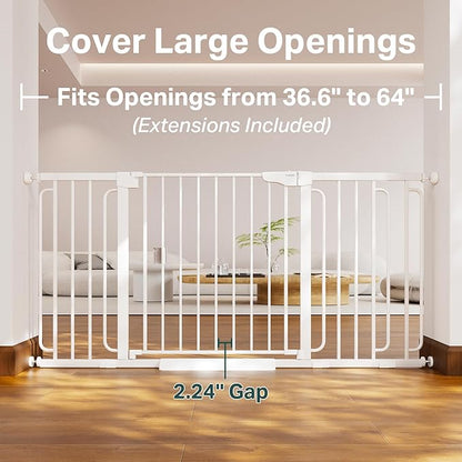 Cumbor 36.6-64" Extra Wide Baby Gate - Image 2