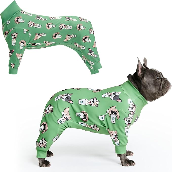 Spark Paws Dog Pajama, Dog Recovery Suit Male, Ultra-Soft and 4-Way Stretch by SparkPaws