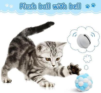 MALLMALL6 Cat Toy Set Interactive Cat Toys 11Pcs Pack - Image 4