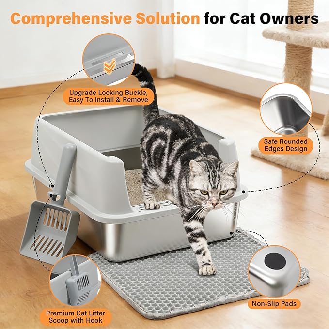 Stainless Steel Litter Box - Image 5