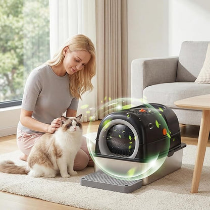 OLIXIS Stainless Steel Litter Box - Image 7