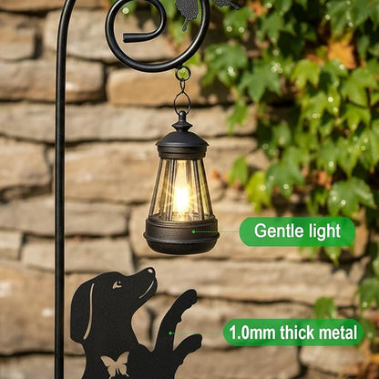 Metal Dog Stake with Solar Lights Outdoor Decorative, Beagle Lawn Ornaments - Image 7