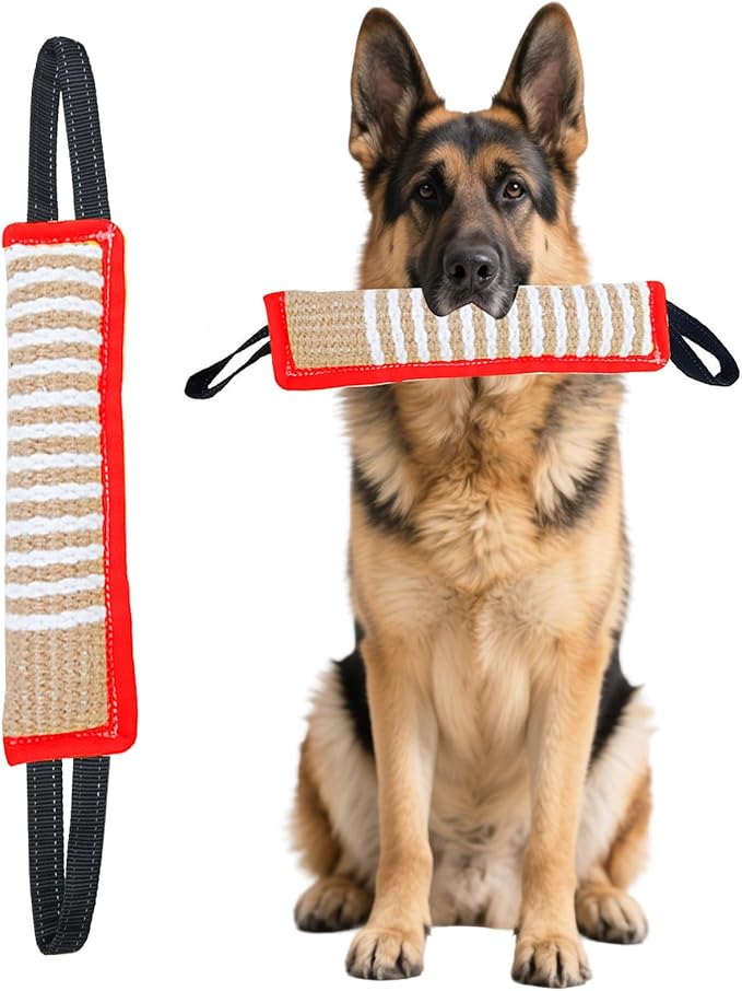 Clysoru Squeaky Tug Toy for Dogs Jute by Clysoru