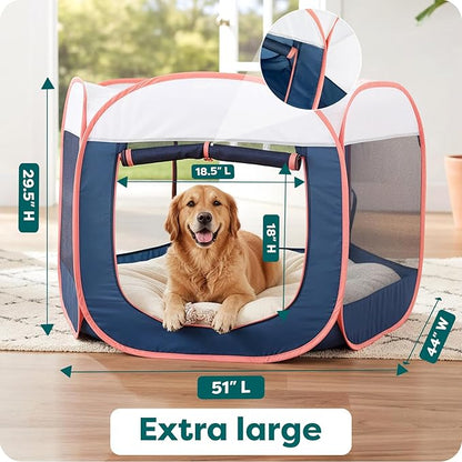 FurHaven Soft-Sided Dog & Cat Playpen, Portable Foldable Indoor & Outdoor Pet - Image 3