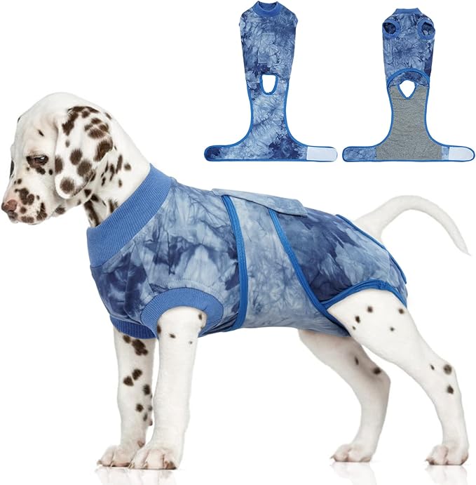 FUAMEY Recovery Suit for Dogs After Surgery, Soft Breathable Dog Bodysuit by FUAMEY