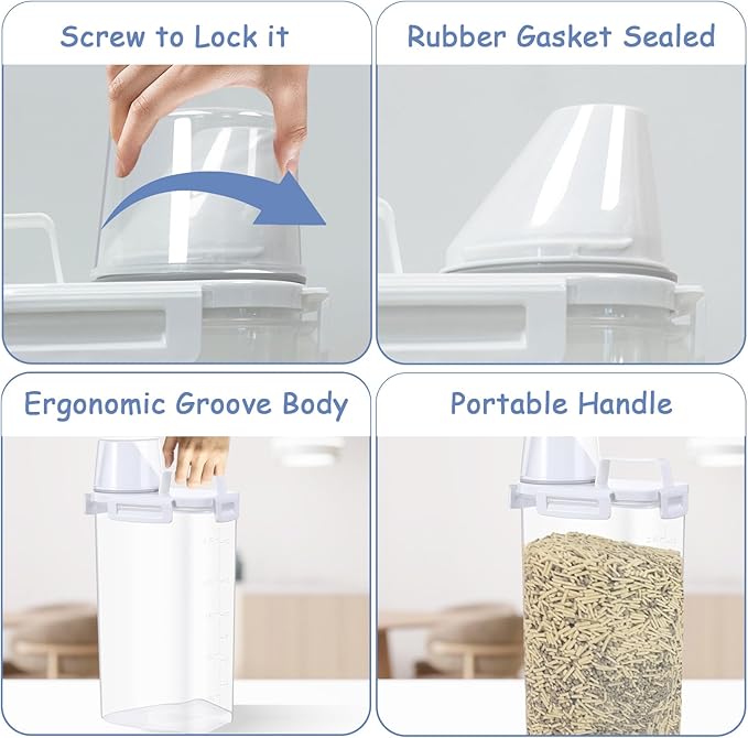 2 Pcs Cat Litter Storage Container - Image 4