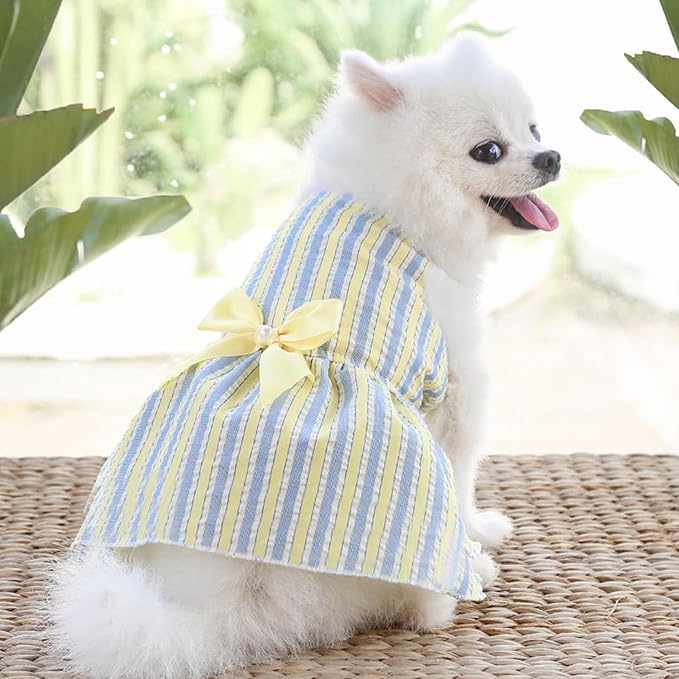 TAPBULL Dog Dresses, Fashionable Pet Dog Clothes, Cute Cat Birthday Dress Outfit - Image 6