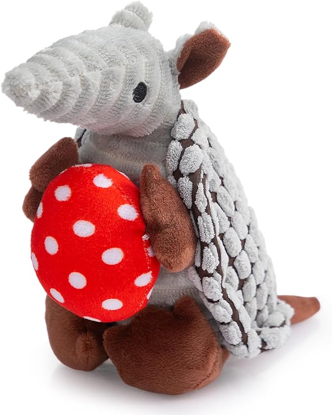 Hollypet Plush Dog Squeaky Toy Stuffed Armadillo Animal Pet Puppy Chew Toys by Hollypet