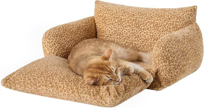 Hollypet Cat Bed Fluffy Plush Multifunctional Double-Layer Machine Washable - Image 2