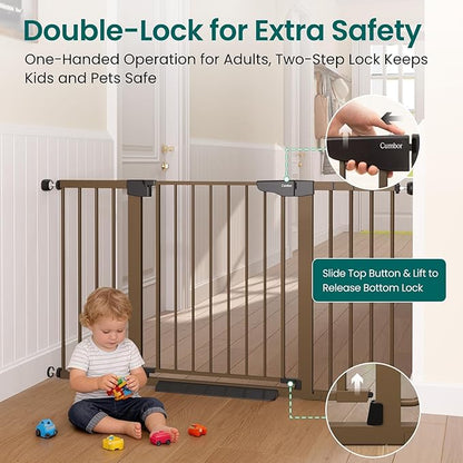 Cumbor 30-54" Extra Wide Baby Gate - Image 3