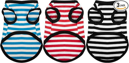Paiaite 3-Piece Striped Shirt Set by Paiaite
