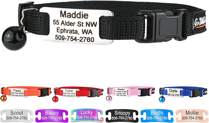 GoTags Personalized Cat Collars by GoTags