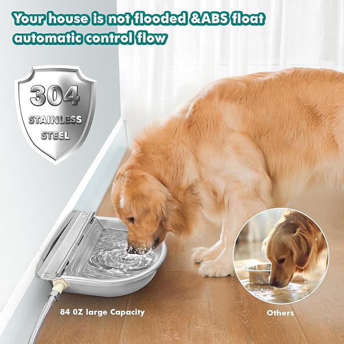 Automatic Water Dispenser for Dogs, Animal Drinking Water Bowl - Image 5
