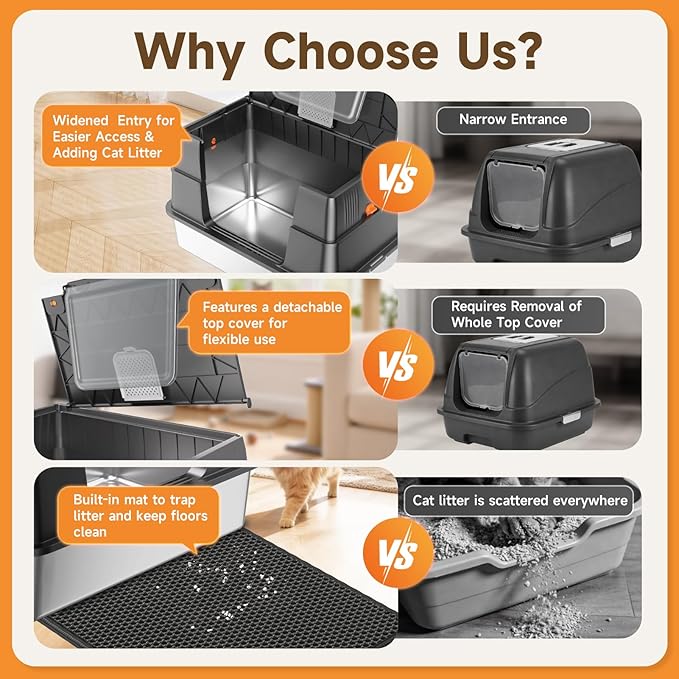 Stainless Steel Litter Box - Image 9
