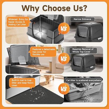 Stainless Steel Litter Box - Image 9