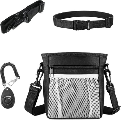 Dog Treat Pouch with Pet Training Clicker, Dog Puppy Training Treat Bag Poop by Unknown