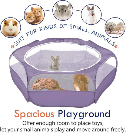 Pawaboo Small Animals Playpen, Waterproof Small Pet Cage Tent - Image 7