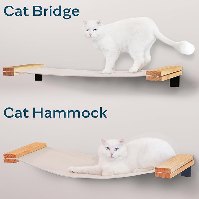 SANDPEAK Cat Wall Hammock | Cat Shelves - Image 5