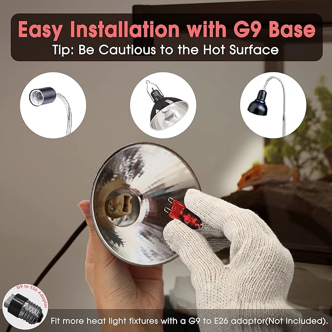 Briignite G9 Infrared Heat Lamp Bulbs - Image 5