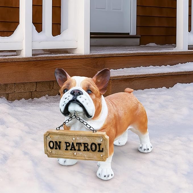 English Bulldog Dog Garden Statue - Image 8
