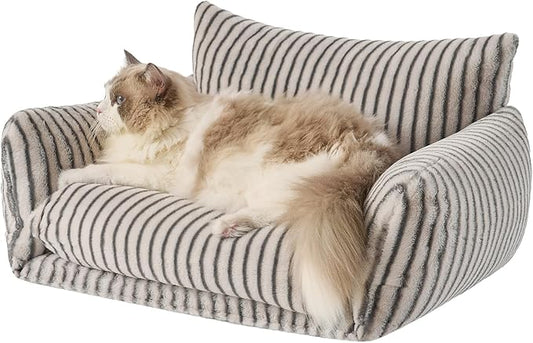 Hollypet Cat Bed Fluffy Plush Multifunctional Double-Layer Machine Washable by Hollypet