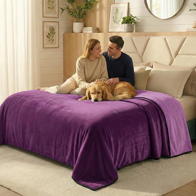 Paw Buddies Premium Waterproof Blanket 80"x90" Velvet-Feel Reversible Throw – - Image 7