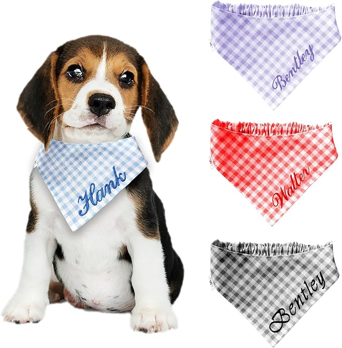 Custom Dog Bandana Personalized Bandanas by Unknown