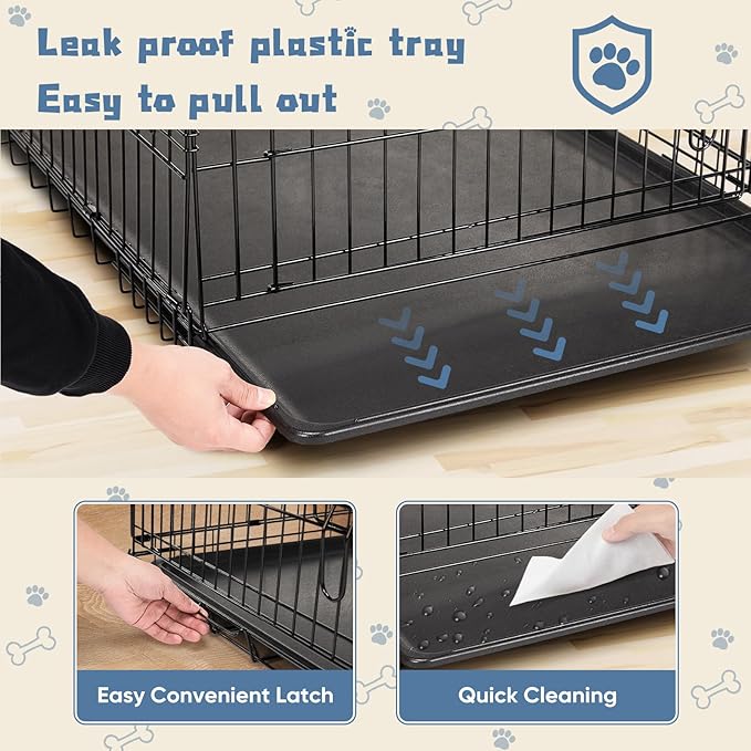 DUMOS Dog Crate, 18 Inch Small Single Door Dog Cage - Image 4