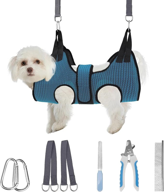 PAWCHIE Dog Grooming Hammock Harness by PAWCHIE